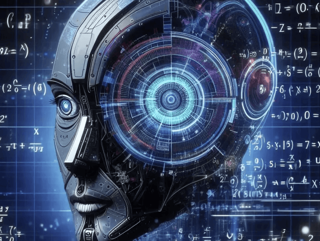 Which company has the best Math AI model end of April?